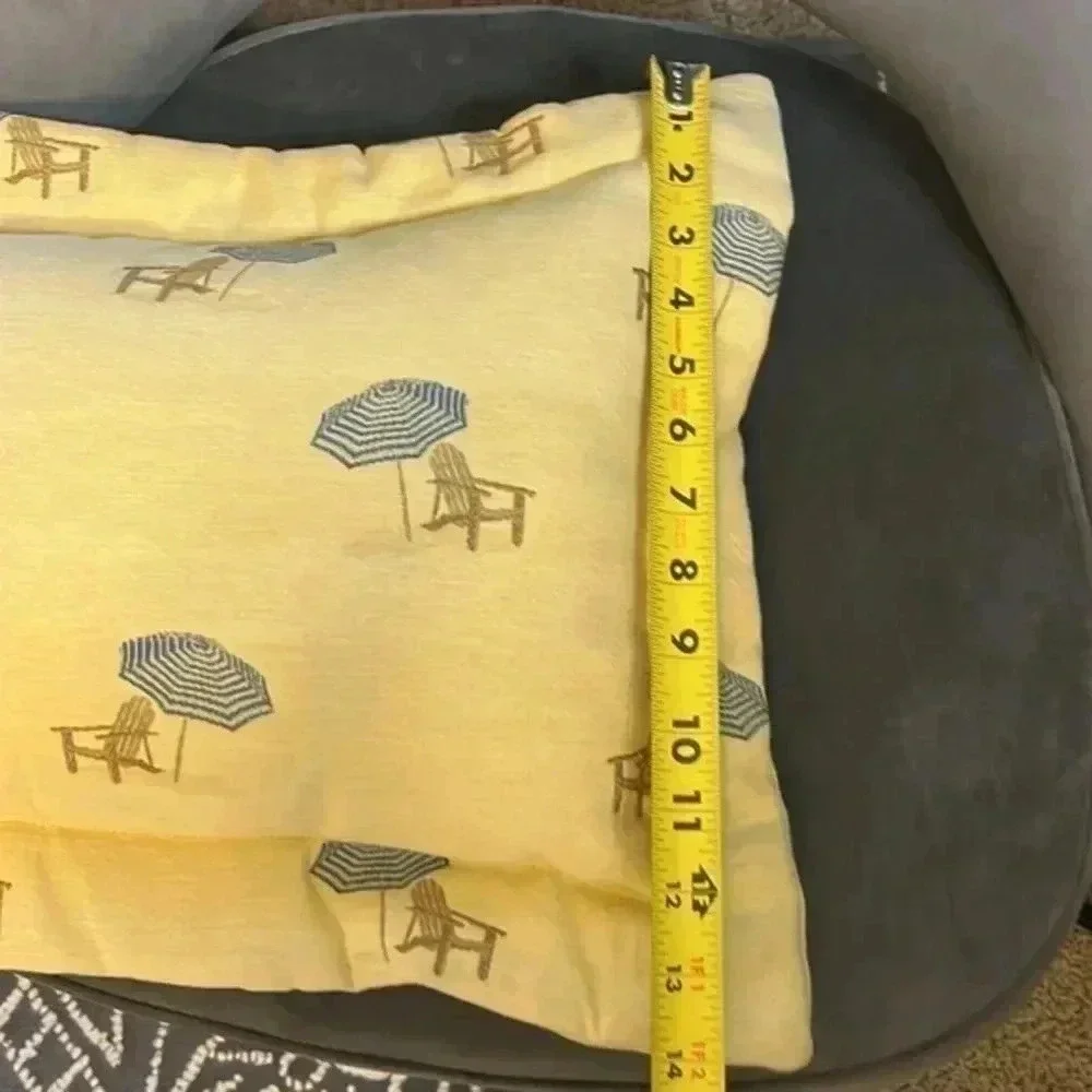 Beach Themed Accent Throw Pillow